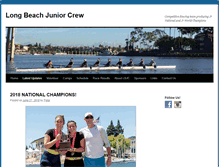 Tablet Screenshot of longbeachjuniorcrew.org